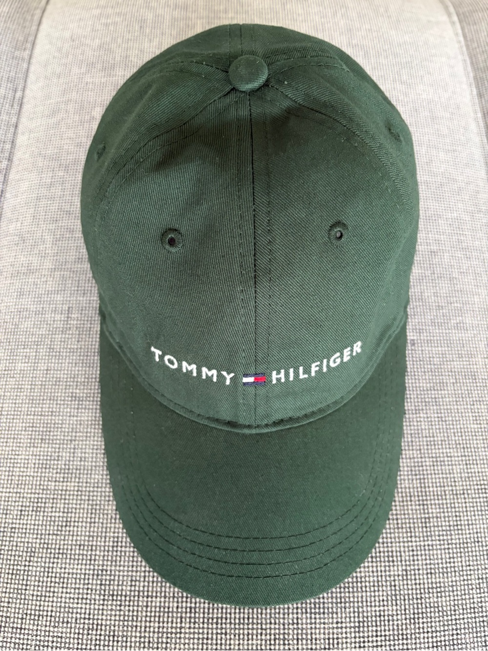 Tommy Hilfiger Forest Green Embroidered Logo Baseball Cap